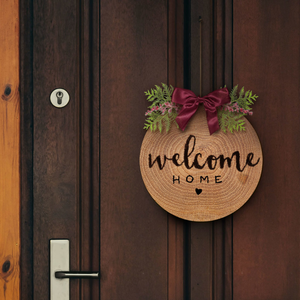 Home ideas welcome sign Febo